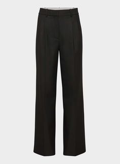 THE EFFORTLESS PANT™ | Aritzia Modern Tailored Wide-leg Pants, Sleek Tailored Wide-leg Dress Pants, Sleek Straight Leg Wide Pants For Formal Occasions, Modern Semi-formal Bottoms For Fall, Sleek Formal Straight Leg Wide Pants, Modern Wide Leg Bottoms With Pressed Crease, Luxury Straight-hem Bottoms For Workwear, Formal Relaxed Fit Wide-leg Pants, Solid Color Wide Leg Pants For Formal Occasions