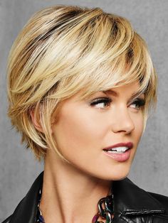 Hairdo's Textured Fringe Bob Wig has full, side sweeping fringe and chin-length layered sides beautifully blend into textured layers. FREE Shipping @ Wigs.com Textured Fringe Bob, Fringe Bob, Flowy Hair, Textured Fringe, Wavy Bob Hairstyles, Choppy Bob Hairstyles, Layered Bob Hairstyles, Hair With Layers, Short Bob Haircuts