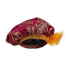 PRICES MAY VARY. Material:it's made of high quality of brocade fabirc,it's comfortable to wear. Mens Medieval Tudor Hat with Feather renaissance tudor flat cap for men tudor elizabethan renaissance men nobleman costume accessories hat cap headwear headpiece This tudor hat with feather is suitable as renaissance nobleman hat,king henry hat. Medieval Hats Mens, Mens Tudor Fashion, Elizabethan Hat Men, Tybalt Capulet, Tudor Male Clothing, Tudor Clothes, Medieval Hats Medieval Collectibles, Hat With Feather, Elizabethan Fashion