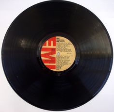 an old vinyl record with the word love on it