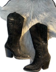 Rhinestone Cowgirl Boots, Party Boots, Black Western Boots, Rhinestone Cowgirl, Cowgirl Boots, Western Boots, Festival Season, Festival, Boots