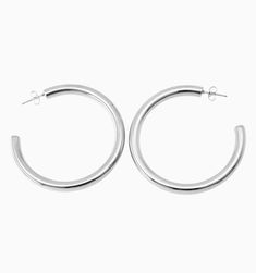 We love these classy hoop earrings for the size and chicness. Style these earrings up for a fun night out or make them an essential part of your daily line up.
Size:50mm Modern Small Hoop Earrings For Party, Classic Metal Hoop Earrings For Party, Modern Hoop Earrings For Party, Chic Small Hoop Sterling Silver Earrings, Chic Sterling Silver Hoop Earrings, Minimalist Sterling Silver Hoop Earrings For Party, Minimalist Hoop Earrings For Party, Chic Hoop Earrings For Party, Chic Small Hoop Earrings For Party