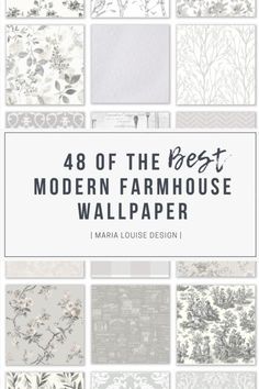 the best modern farmhouse wallpaper