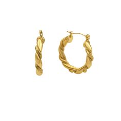 Elevate your jewelry collection with the French Rope Earrings - the perfect blend of modern and classic design for a timeless addition to your jewelry collection. These French rope hoops are a versatile accessory that can take your style from casual to elegant in an instant. The intricate rope detailing adds a touch of texture and visual interest to the earrings, while the classic hoop shape makes them easy to style with any outfit. Whether you're looking to add a chic touch to your everyday loo Enroute Jewelry, Rope Earrings, French Jewelry, June Birthstone Jewelry, August Birthstone Jewelry, July Birthstone Jewelry, Polish Remover, Jewelry Ring Box, Gifts For New Mums