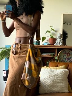 Rustic Clothing Styles, Soft Earthy Aesthetic Outfit, Boho Style Black Women, Bohemian Style Black Women, Bohemian Black Women, Boho Outfits Black Women, Best Feminine Tattoos, Earth Tone Aesthetic, Black Hippy