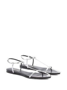 Jil Sander Pointed open-toe Leather Sandals - Farfetch Tone Calves, Estilo Preppy, Van Cleef Arpels, Sanders, Jil Sander, Lady Dior, Dolce & Gabbana, Valentino Garavani, Lalique