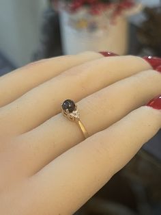 14k Rose Gold Engagement Ring, Black Pearl Ring, diamond pearl ring, Black Pearl Engagement Ring, black tahitian pearl rings, pearl ring Black Freshwater Pearl engagement ring with lovely diamonds, set in 14k solid gold. ► FEATURES; Gemstones: Freshwater Black Pearl: 4-6mm Diamond: 6*1.5mm Total diamond carat weight: 0.09 (Color H; clarity VS) Material options: 14k rose gold, 14k yellow gold, 14k white gold Size: all ring sizes are available How to Order: Please select your preferred size and ma Classic Tahitian Pearl Rings As Gift, Tahitian Pearl Jewelry With Brilliant Cut, Tahitian Pearl Round Jewelry For Anniversary, Tahitian Pearl Jewelry For Anniversary, Elegant Black Ring With Single Diamond, Round Tahitian Pearl Gemstone Jewelry, Tahitian Pearl Gemstone Jewelry, Black Single Diamond Wedding Jewelry, Anniversary Black Tahitian Pearl Ring