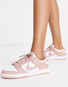 Nike Dunk Low sneakers in rose pink | ASOS Pink Sporty High-top Sneakers With Rubber Waffle Outsoles, Sporty Pink High-top Sneakers With Rubber Waffle Outsoles, Nike Sneakers With Textured Sole For Light Sports, Nike Sporty Sneakers With Textured Sole, Pink High-top Lace-up Sneakers With Textured Sole, Pink Lace-up High-top Sneakers With Textured Sole, Nike Mid-top Sneakers With Textured Sole, Pink Athleisure Sneakers With Rubber Sole, Pink High-top Sneakers With Textured Sole