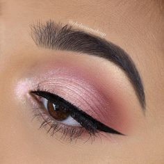 Make Up For Pink Gown, Light Purple Eyeshadow, Recital Makeup, Makeup For Hooded Eyes, Light Pink Eyeshadow, Rosa Make-up, Eye Makeup For Hooded Eyes, Pure Makeup, Halloweenský Makeup