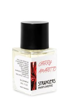 Cherry Amaretto Eau de Parfum by Strangers Parfumerie | Luckyscent Cherry Almond Perfume, Cherry Fragrance, Cherry Amaretto, Cherry Products, Fragrance Lab