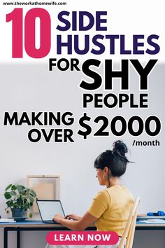 Not a fan of networking? No problem! These 10 introvert-approved side hustles let you earn over $2,000/month by working quietly and focusing on what you love. Turn your introverted strengths into steady income! #SideHustles #IntrovertJobs #MakeMoneyOnline #WorkFromHome #MoneyMakingTips #PassiveIncome #EarnMoneyOnline #Shypeople