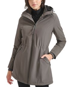 in stock Calvin Klein Outdoor Fall Outerwear, Calvin Klein Hooded Winter Outerwear, Calvin Klein Outerwear For Cold Weather In Fall, Calvin Klein Outerwear For Fall Cold Weather, Calvin Klein Fall Outerwear For Cold Weather, Hooded Faux, Calvin Klein Woman, Women's Coats & Jackets, Faux Fur