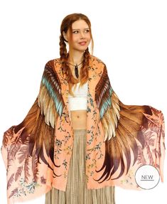 SAFFRON WINGS SCARF – shovava Feather Shawl, Wing Scarf, Batik Painting, Bohemian Scarves, Cotton Shawl, Boho Scarfs, Printed Art, Feather Print, Shawl Scarf