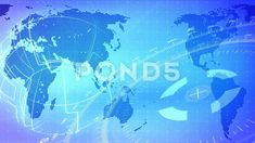 World news intro with copy space for titles, world map Stock Footage #AD ,#copy#space#World#intro