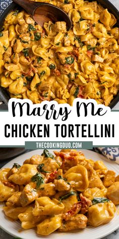 this chicken tortellini recipe is so good and easy to make