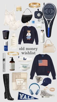 Old Money Wishlist Aesthetic, Wishlist Old Money, Old Money Aesthetic Closet, Where To Get Old Money Clothes, Old Money Starter Pack, Old Money Must Have Clothes, Old Money Comfy Outfit, Old Money Instagram, Womens Old Money Outfits