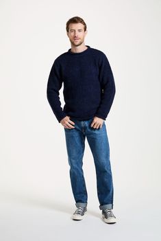 Steeped in the power of heritage and tradition. 
 

The Raheen Tweed Roll Neck Sweater is a timeless piece that holds its place in history and the present. Featuring a rolled crew neck collar, hem and cuffs with ribbing at the neck, you’ll find this piece brings a flattering, relaxed fit. 
 

Crafted with 100% Pure New Wool with set in sleeves and fully linked seams, the Raheen gives the wearer a perfect, smooth finish. Mens Sweater, Roll Neck Sweater, Men's Sweaters, Fashion Casual Outfits, Men Fashion Casual, Men Fashion Casual Outfits, Yarn Shop, Roll Neck, Neck Collar