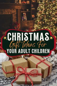 christmas gift ideas for your adult children with the title overlaying it's image