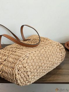 Bird in Bag - Womens Elegant French Vacation Beach Tote Bag - Large Capacity Straw Shoulder Bag, Vintage Summer Grass Woven Design - Versatile Handbag for Daily Use, Seaside Travel, and Stylish Shopping - Portable Double Handle, Essential Travel Accessories Versatile Rectangular Beach Shoulder Bag, Versatile Large Capacity Natural Beach Bag, Versatile Beige Tote Beach Bag, Versatile Natural Large Capacity Beach Bag, Versatile Rectangular Straw Beach Bag, Versatile Large Capacity Straw Bag For Summer, Versatile Beige Beach Bag With Double Handle, Versatile Handheld Bags For Beach, Versatile Vacation Bags With Braided Handles