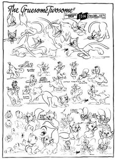 an old cartoon character sheet from the walt movie