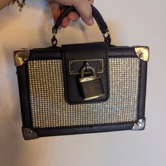 Never Used An Aldo Bling Bag, I Used To Work There And Never Used It. Great Shape. Aldo Bags, Bling Bags, Black Silver, Bag Lady, Women Shopping, Silver, Black, Color