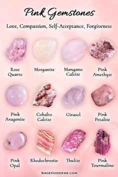 Gemstones Chart, Crystal Healing Chart, Crystal Guide, Crystals Healing Properties, Spiritual Crystals, Gemstone Meanings, Crystal Healing Stones, Minerals And Gemstones, Rocks And Gems