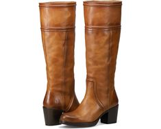 Women's Frye Jean Tall Pull-On | Zappos.com Fitted Leather Heeled Boots In Casual Style, Casual Fitted Leather Heeled Boots, Fitted Casual Leather Heeled Boots, Casual Knee-high Boots With Leather Sole For Fall, Casual Fitted Leather Moto Boots, Casual Boots With Stacked Heel In Calf Leather, Casual Calf Leather Boots With Stacked Heel, Casual Wide Calf Boots In Calf Leather, Casual Leather Knee-high Heeled Boots