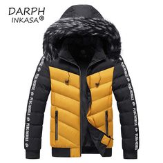 Winter Hooded Parkas Jacket Men Fur Collar Warm Thick Fleece Parkas Wool Liner Outerwear Windbreaker Down Jacket SPECIFICATIONS Type: Regular Thickness: Thick （Winter) Style: Casual Sleeve Style: Regular Place Of Origin: China (Mainland) Pattern Type: Plaid Origin: Mainland China Model Number: 2022 Material: Polyester Lining Material: Polyester Hooded: Yes Gender: MEN Filling: Silk-like Cotton Fabric Type: Broadcloth Detachable Part: Hat Detachable Decoration: Appliques,Pockets,Spliced Collar: H Luxury Men's Windbreaker With Padded Collar, Mens Outwear, Autumn Outwear, Men Parka, Fur Hood Jacket, Casual Outwear, Parka Style, Windproof Jacket, Hooded Jacket Men