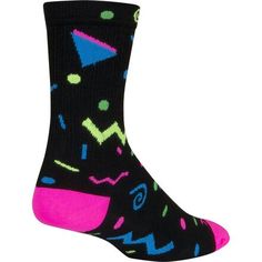 Why settle for boring socks, when you can have these soft black crew socks sprinkled with neon confetti? Whether youre hitting up a funky disco or just feeling funky on a Monday morning, these socks make sure your feet are always ready to party! Playful Black Winter Socks, Neon Confetti, Black Crew Socks, Monday Morning, Soft Black, Crew Socks, Confetti, Socks, Neon