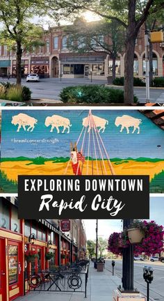 Things to Do in Rapid City, South Dakota (USA) | Rapid City is a perfect base for exploring western South Dakota, things to do in Rapid City if you're visiting Badlands, Black Hills, Rushmore, or Custer State Park. This charming American city is a perfect weekend getaway or road trip! American City, Usa Roadtrip