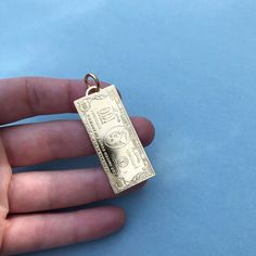 This XL pendant in the shape of a $100 US bill comes in gold plate or rhodium (silver tone) plate - it's got a solid weight to it. Not much else to say! Message me if you have any questions : ) *GOLD is currently made to order and SHIPS March/April 2021! Pendant measurements are 52mm x 21.5mm ------------------------------------------------------------------------------------ I produce jewellery for TV shows and movies and I have a love of zodiac jewellery, especially vintage style pieces. These Zodiac Jewellery, 100 Dollar Bill, 100 Dollar, Silver Bling, Nose Jewelry, Zodiac Jewelry, One Dollar, Zodiac Necklaces, Dollar Bill