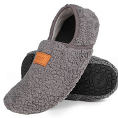 PRICES MAY VARY. Ultra-soft Upper: These unisex house slippers have an ultra-lightweight stretch fabric upper that's warm but not hot, soft, and comfortable like a sock. Moisture-wicking velvet lining with a breathable venting hole on the toe-cap to keep your feet comfortable all day. Slip-on Design: Our sock slippers with a stretchable collar allows you easy on and off and prevents falling off. Great for home wear all year around. Anti-slip Rubber Sole: These slip-on shoes were made for leisure Slip-on Slippers With Rubber Sole For Fall, Rubber Sole Slip-on Slippers For Fall, Outdoor Slip-on Slippers With Rubber Sole, Brown Slip-on Slippers With Rubber Sole, Gray Slip-on Slippers For Indoor Use, Sock Slippers, Home Wear, Fall Prevention, Leisure Time