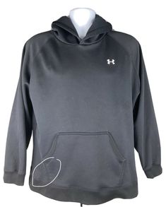 Under Armour Boys Black Hoodie With Black Logo Size Youth XL. -24 in from armpit to armpit. -25 in from top to bottom. -Stain to front right side, back & left bottom sleeve (see picture). Aren’t noticeable outside of bright light. *Please note that measurements are approximate & may differ from tag size* *Please read regarding returns* Customer has 30 days to return an item. Item must be returned in its original condition. No Exceptions. New Items must be returned with all original tags and pack Under Armour Hooded Sweatshirt For Sports, Under Armour Hooded Sweatshirt For Streetwear, Hooded Under Armour Sweatshirt For Streetwear, Sports Hoodie By Under Armour, Under Armour Sports Hoodie, Under Armour Long Sleeve Sweatshirt For Streetwear, Under Armour Long Sleeve Hoodie With Drawstring, Bright Light, Black Logo