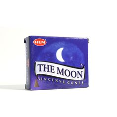 The Moon Hem Incense Cones - 10 Pack    from Stonebridge Imports Moon Incense, Incense Cone, Relaxing Atmosphere, Incense Cones, Yoga And Meditation, 1 Place, Incense Burner, It's Fall, Incense