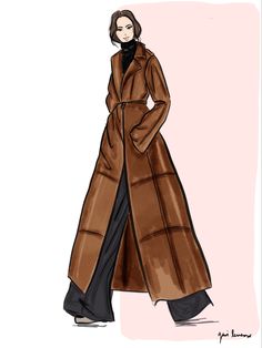 Fashion Illustration of Max Mara Quick Fashion Sketch, Fashionista Illustration, F1 Design, Quick Fashion, Fashion Art Prints, Fashion Sketch, Fashion Illustration Sketches, Fashion Illustrator, Illustration Sketches