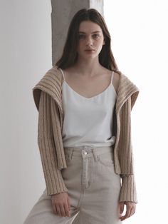 Composition : cotton 92% / shell cashmere 5% / eco-friendly polyester 3%Country of Origin : China Cardigan Beige, Beige Cardigan, Ribbed Cardigan, Knitwear Cardigan, Knitwear, Cashmere, Composition, Eco Friendly, China