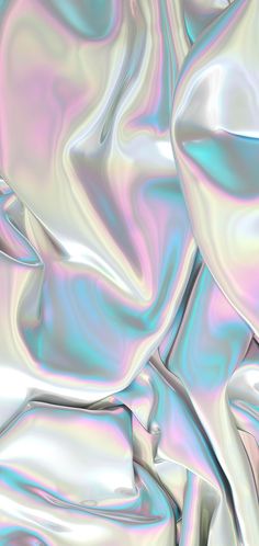 an abstract image of silver and pink colors