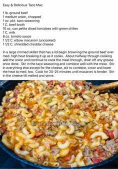 the recipe for this pasta dish is very easy to make