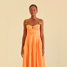 New With Tags, Gorgeous Dress, Hard To Find. Not Accepting Offers At This Time. Orange Sundress With Tie Straps, Summer Orange A-line Midi Dress, Orange A-line Midi Summer Dress, Orange A-line Midi Dress For Summer, Orange A-line Midi Dress For Vacation, Spring Orange Midi Dress With Spaghetti Straps, Orange Midi Dress With Spaghetti Straps For Spring, Orange Summer Dress With Tie Straps, Summer Orange Dress With Tie Straps