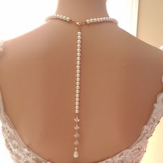 Separable Backdrop Pearl Necklace in Rose Gold, wear it with or Without the Backdrop The jewelry you use on your wedding day should be worn again and again. Sometimes with a backdrop necklace, it may not be the best suited to wear a backdrop necklace with your formal or occasion outfits. That's why we have created a pearl necklace with a separable backdrop. Wear your wedding necklace with or without a backdrop to perfectly suit your style on every occasion with every outfit. This beautiful rose Elegant Pearl White Backdrop Necklace With Pearl Drop, Elegant Pearl Backdrop Necklace With Pearl Drop, Elegant Pearl Backdrop Necklace With Pearl Pendant, Elegant Single Strand Bridal Necklace For Wedding, Elegant Single Strand Necklace For Wedding, Elegant Pearl Backdrop Necklace For Formal Occasions, Elegant Pearl White Backdrop Necklace, Single Strand Pearl Necklace For Wedding, Adjustable Pearl Drop Bridal Necklace For Formal Events