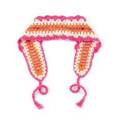 Add a retro touch to your summer outfit by accessorizing with Shiraleah's Luna Crochet Headband. This headband is chic and stylish with its orange, pink and white stripe design. Wear your hair down or in a fun flirty updo. The headband features two ties at each which makes it easy to put on. Made from cotton and measures L 20" x W 2.75". Pair with other items from Shiraleah collection to complete the look! Color: Multi L 20" X W 2.75" Material: Cotton Made In India Vegan 12-Bl-001 Adjustable Crochet Headband For Beach, Retro Adjustable Headband For Spring, Retro Adjustable Spring Headband, Beach Multicolor One Size Headband, Beach Multicolor One-size Headband, Beach Multicolor Adjustable Headband, Adjustable Headband For Beach In Spring, Beach Multicolor Headband, Casual Multicolor Headband For Beach