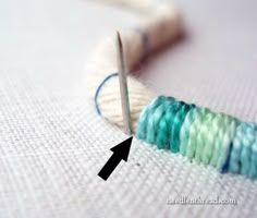 an image of someones knitting project on the webpage for their blog or website