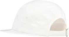 Adjustable size100% cottonComposition: 100% % Cotton White Cotton Flat Brim Dad Hat, White Cotton Dad Hat With Flat Brim, Spring Cotton 5-panel Snapback Hat, Cotton 5-panel Snapback Hat For Spring, White Cotton 5-panel Dad Hat, White 5-panel Cotton Dad Hat, White Cotton Cap, White Cotton Snapback Baseball Cap, White Cotton Snapback Hat