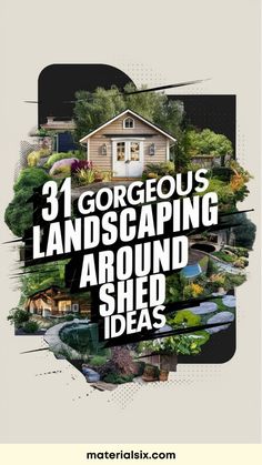 31 gorgeous landscaping around shed ideas. Functional Backyard, Large Sheds, Extra Work, Backyard Landscaping Ideas