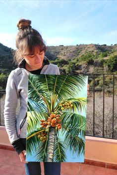 Proud of my palm tree! These plants have something very special that just makes me feel good… 🌴

This is the original painting on canvas,
16x24 '' (40x60 cm.) Check out my last post to see the process video! 🥰

I have launched art prints of this design in my Etsy shop, there are many sizes available, from small to extra large.

#palmtreeart #palmtreepainting #oilpaintingsoncanvas #originalartwork #coconuttree Tropical Garden Artwork, Tropical Plants Painting, Palm Tree Painting Acrylic, Palm Tree Painting, Plants Painting, Tropical Artwork, Tree Oil Painting, Tropical Painting, Artwork On Canvas