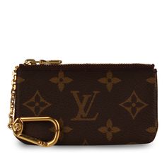 The ideal accessory to carry your keys or all the loose change you think you'll never need again. News flash - you will, so why not carry it in style?! Carefully crafted from Louis Vuitton's signature monogram canvas and gold tone hardware, this little zip pouch will come in handy way more than you think. Sleek, stylish and sophisticated, this understated but luxurious piece is a must-have for any accessories collection. SPL Exterior Brown monogram canvas Gold tone hardware Zip close Gold clip attachment Immaculate condition - with the exception of some hairline scratches to hardware Interior Brown fabric lining One compartment Immaculate condition SPL Height 6.5cm Width 12cm Depth 0.5cm News Flash, Loose Change, Key Pouch, Gold Clips, Accessories Collection, Brown Fabric, Brown Canvas, Zip Pouch, Christmas 2024