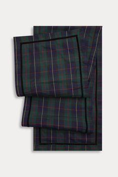 Tartan Christmas Decorations, Shower Vibes, December Aesthetic, Black Watch Plaid, Plaid Table Runner, Dog Size Chart, Appetizer Dessert, Bone China Dinnerware, Black Watch Tartan