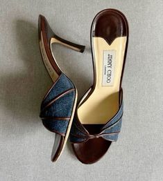 Funky Shoes, Classy Shoes, Jimmy Choo Heels, Stunning Shoes, Brown Shoes