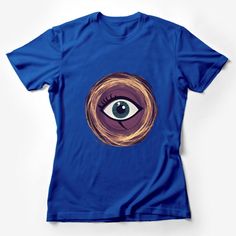 Abstract Eye Design T-Shirt, Artistic Eye Illustration Tee, Unisex Graphic Eye Shirt, Unique Art Apparel, Casual Clothing Gift Female T-Shirt Custom graphic T-Shirt.Customize your color Eye Shirt, Abstract Eye, Graphic Eyes, Eye Illustration, Eye Design, Casual Clothing, Design T Shirt, Art Clothes, Clothes Gift