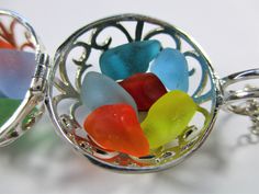 GENUINE SEA GLASS NECKLACE NATURAL UNALTERED BEACH FOUND SEAGLASS ORANGE,CORNFLOWER,RED,AQUA,TURQUOISE,YELLOW,LIME 8mm - 12mm SEA GLASS 925 SOLID STERLING SILVER Chain and Locket Locket measures 23mm x 32mm REAL SURF TUMBLED Found by me on beautiful Greek beaches Comes in a lovely gift box Thanks for visiting! Colorful Glass Jewelry For Gifts, Colorful Glass Jewelry As A Gift, Greek Beaches, Natural Linen Dress, Necklace Big, Sweet Necklace, Yellow Lime, Sterling Silver Locket, Silver Locket